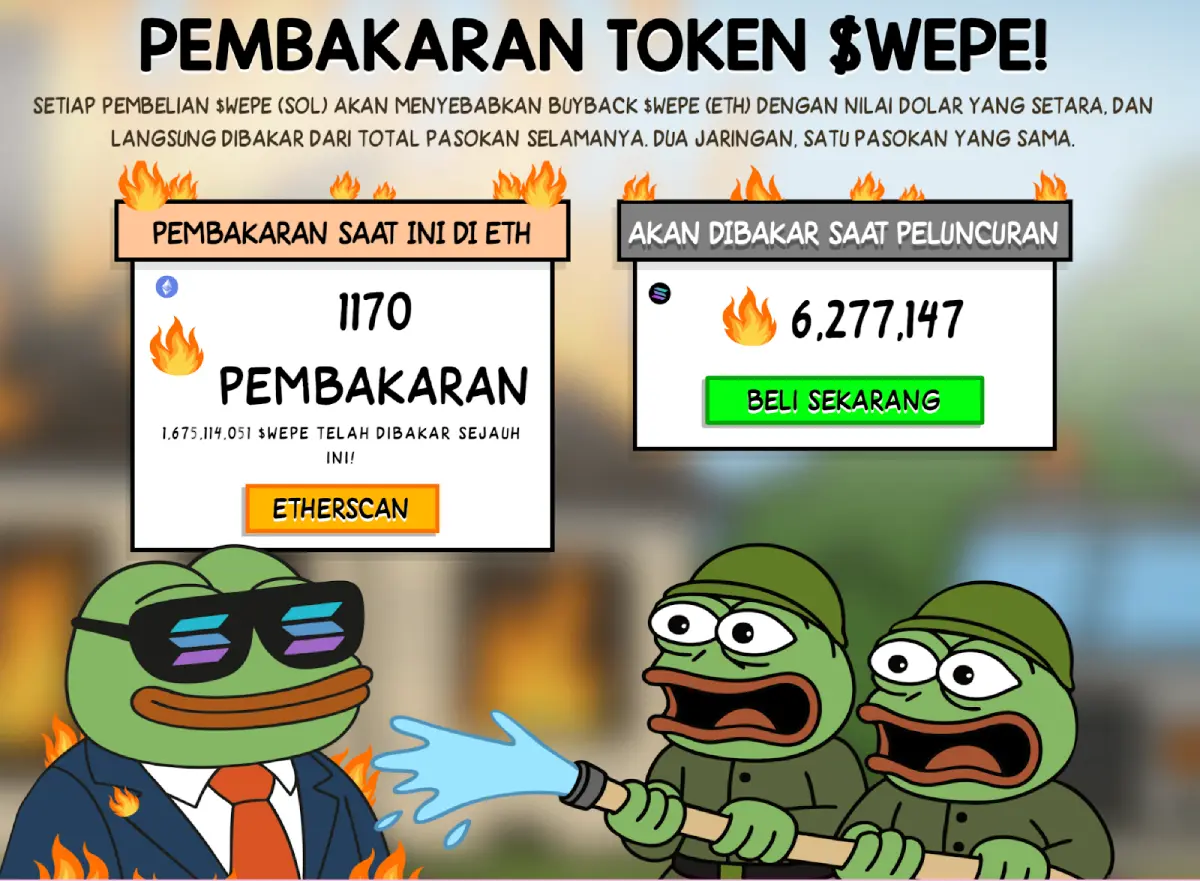 Kenapa Wall Street Pepe Membakar Token WEPE?