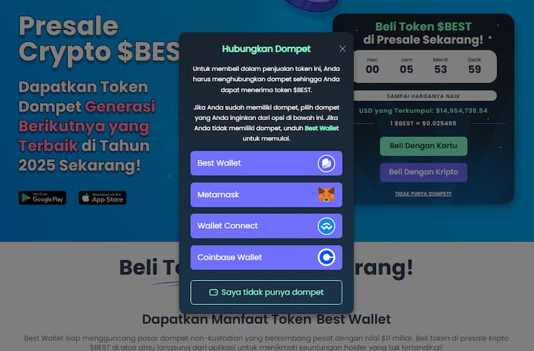 Kunjungi Situs Resmi Best Wallet Token