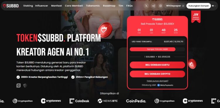 Prediksi Harga SUBBD ($SUBBD)