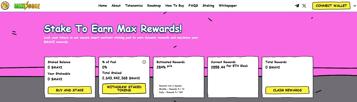 Stake Token MAXI (Opsional)