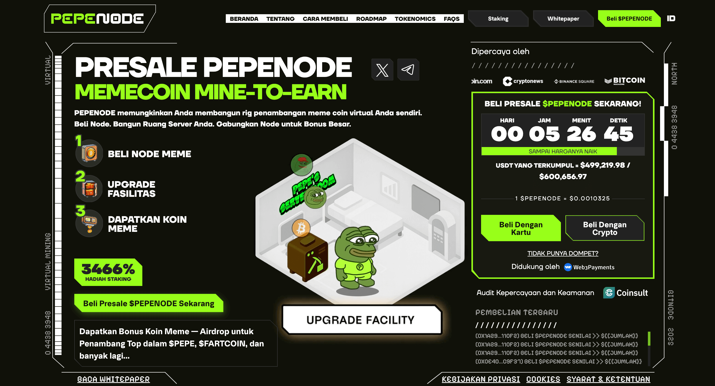 website PEPENODE