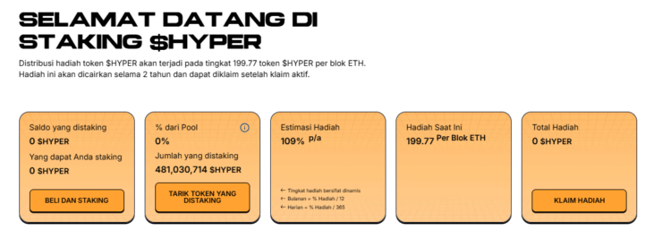 Tokenomics dan Staking Bitcoin Hyper