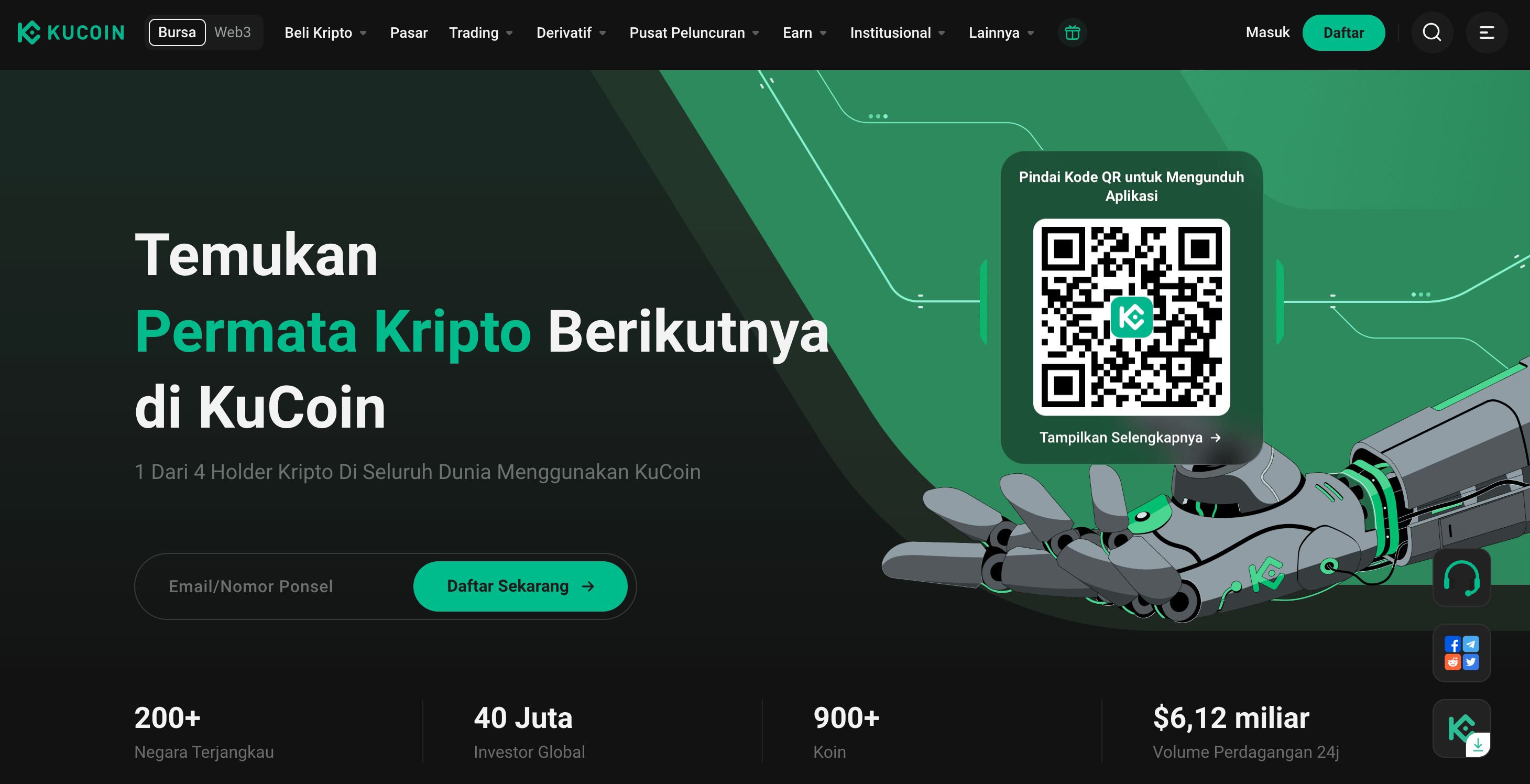 cara beli Bitcoin di KuCoin