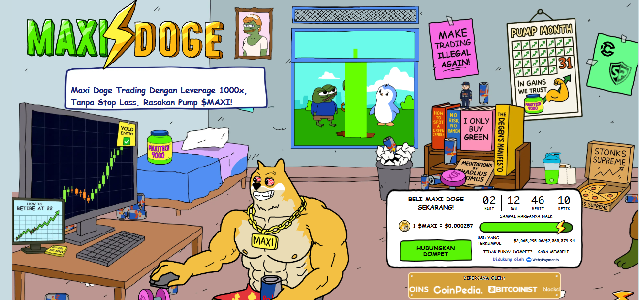 Maxi Doge - Crypto Presale Terbaik