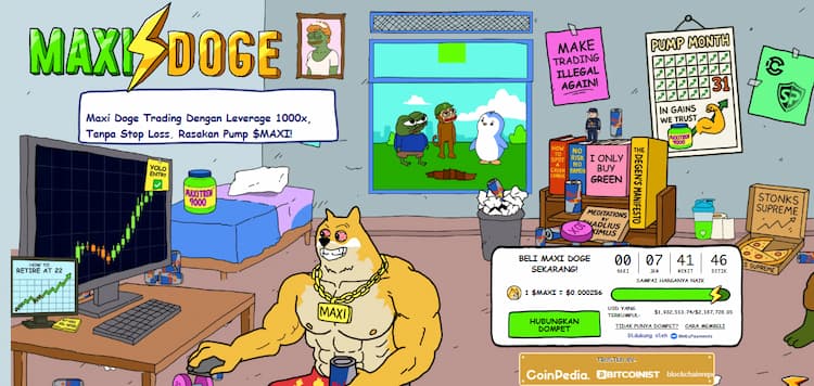 Maxi Doge ($MAXI) – Alpha Doge Ultra-Ripped dengan Menyasar Trader Leverage yang Masuk Daftar Coin Baru