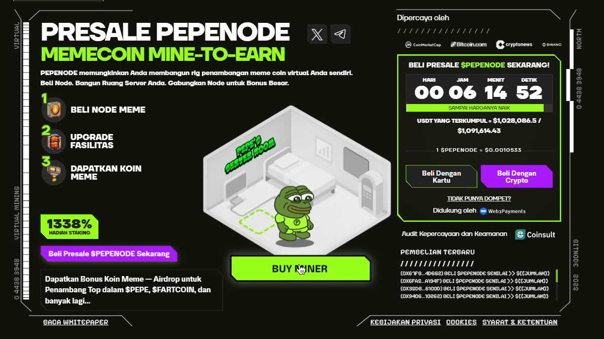 PEPENODE Crypto Presale Terbaik