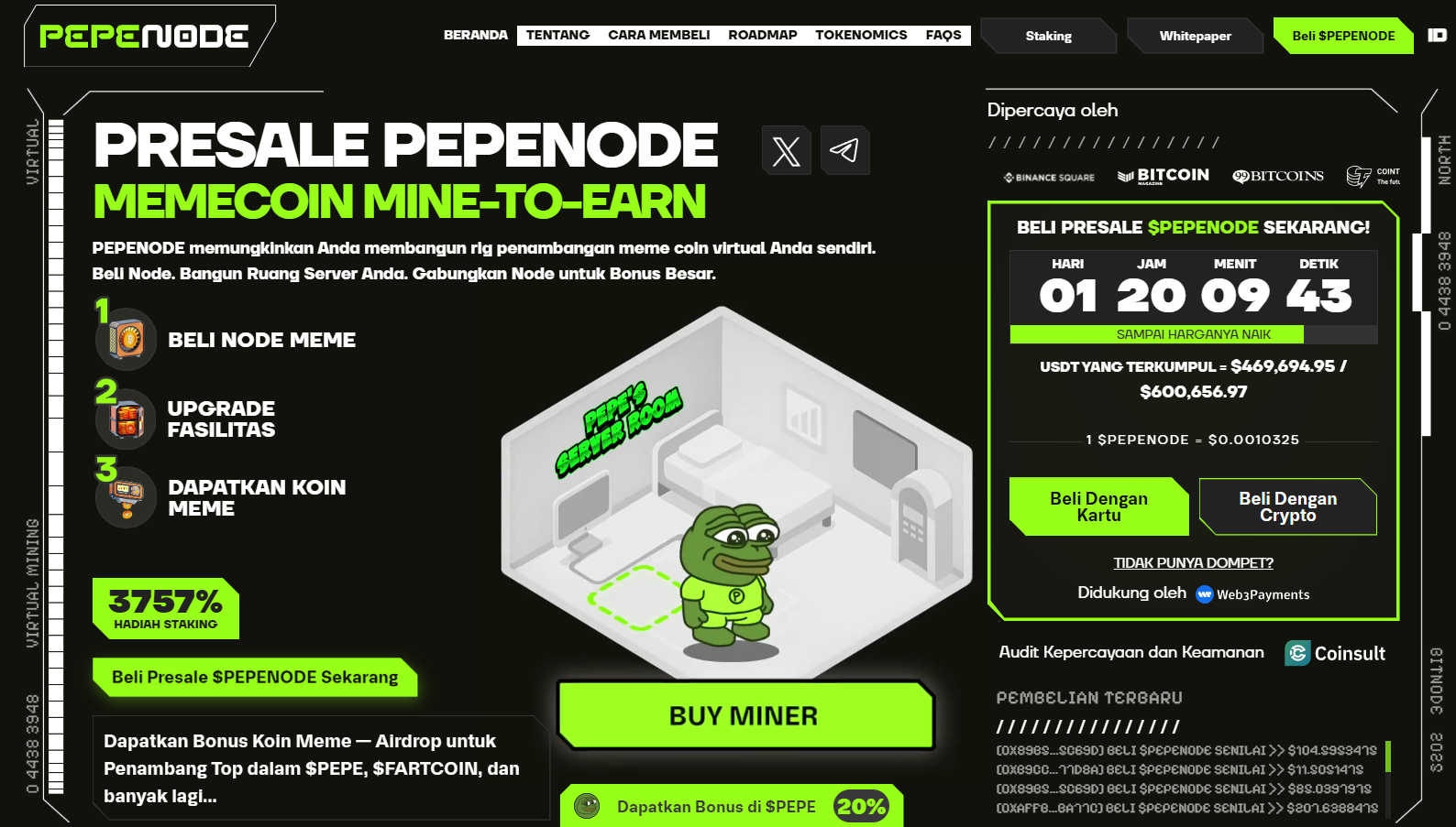 PEPENODE - Koin Micin