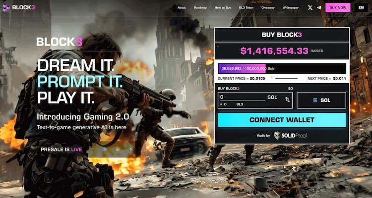 Block3 ($BL3) – Mesin Gaming Berbasis AI yang Masuk Daftar Coin Baru Favorit Gamer