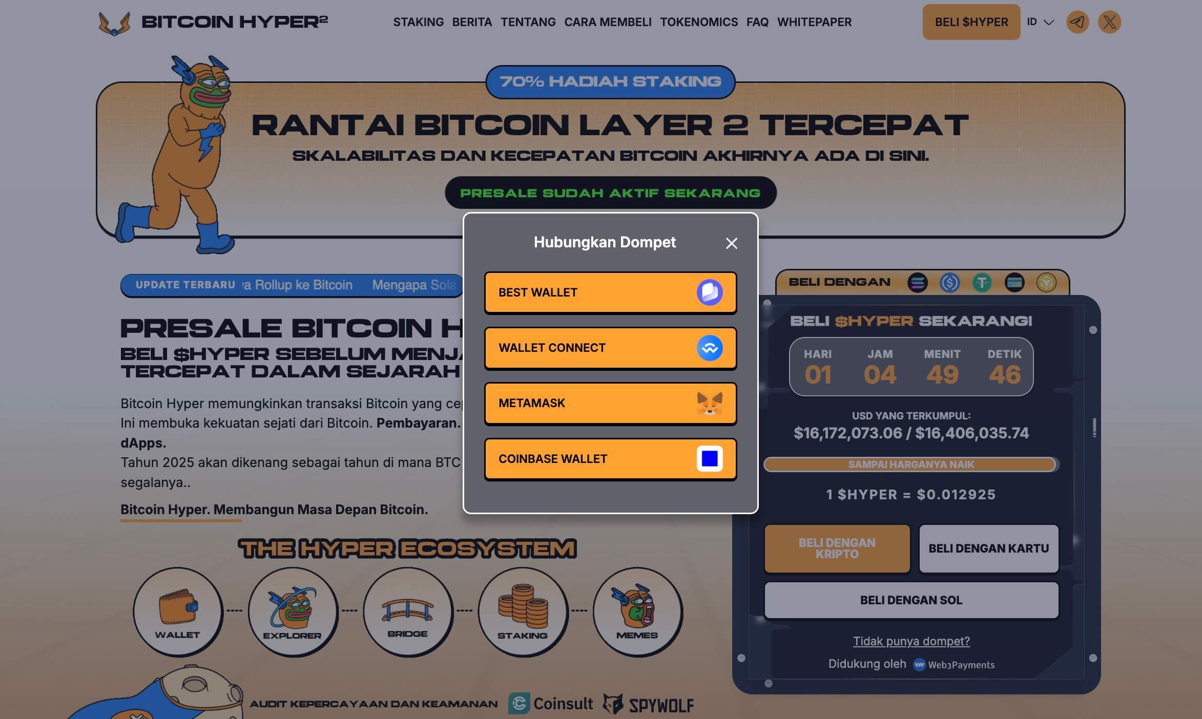 crypto terbaik untuk dibeli - Hubungkan dompet