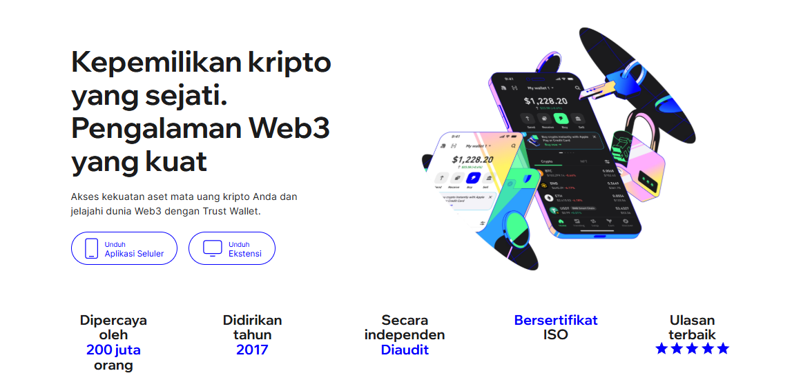 Dompet wallet crypto - trust wallet