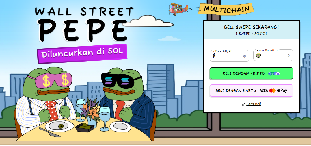 Wall Street Pepe Meme Coin