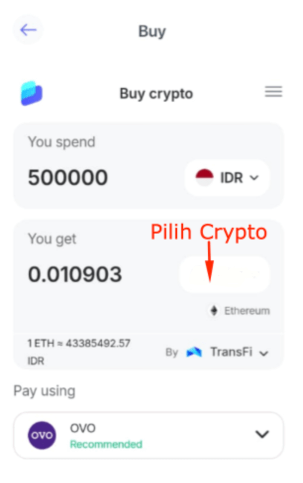 Beli crypto