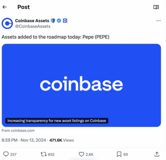 Listing Meme Coin