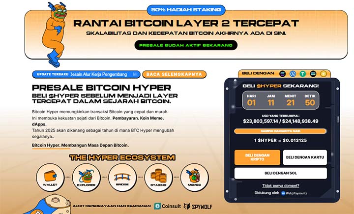 Bitcoin Hyper - Kripto terbaik