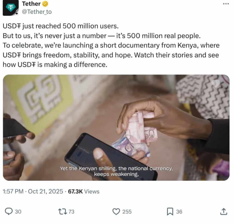 Dokumenter USDT di Kenya