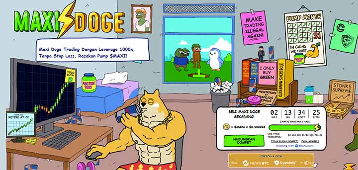 Maxi Doge - Prediksi harga dogecoin
