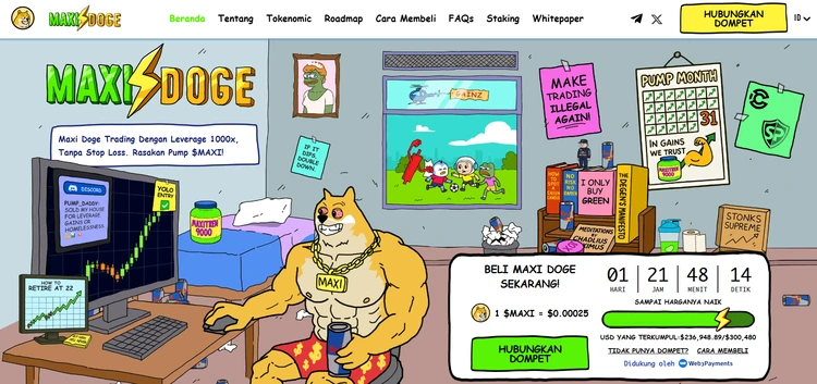 Maxi Doge - Koin yang Akan Listing di Binance