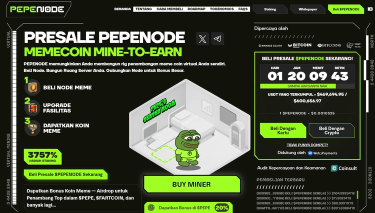 PEPENODE - Koin Receh Crypto