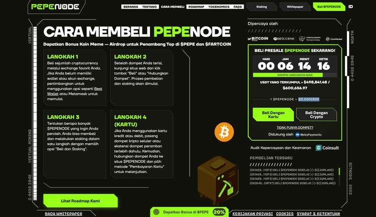 Cara membeli PEPENODE
