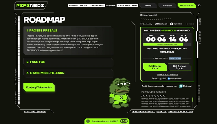 Roadmap PEPENODE