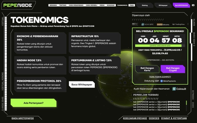 Tokenomic Pepenode