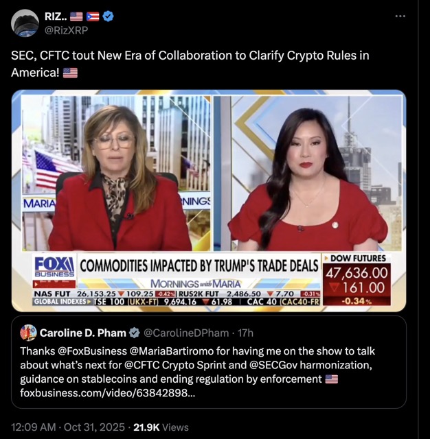 kerja sama antara SEC dan CFTC