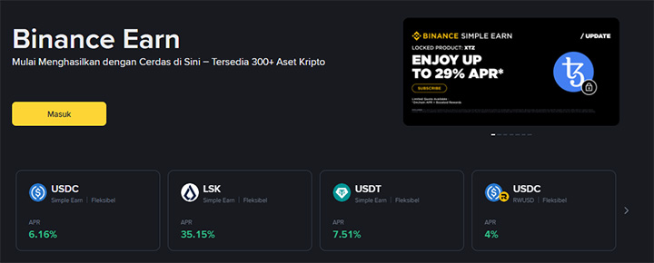 Binance Earn - Binance Review