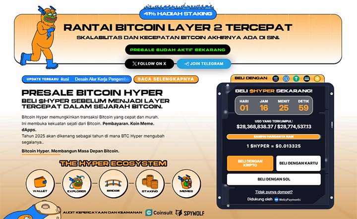 Bitcoin Hyper Presale - altcoin terbaik untuk dibeli