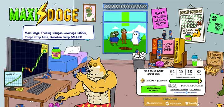 Maxi Doge - presale kripto terbaik untuk dibeli