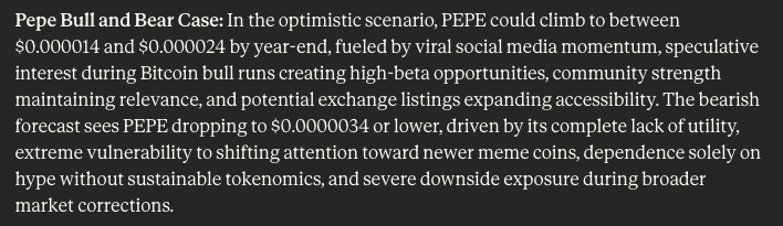 Prediksi Pepe - Claude AI