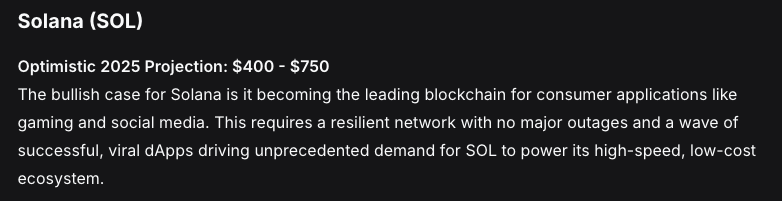 Prediksi harga Solana - DeepSeek AI