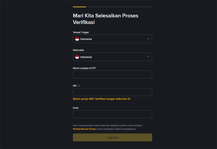Verifikasi KYC Binance - Binance Review