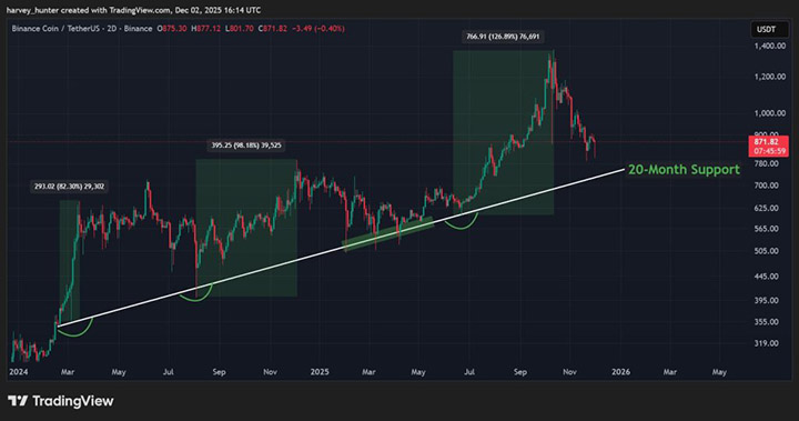 BNB USDT - prediksi harga BNB