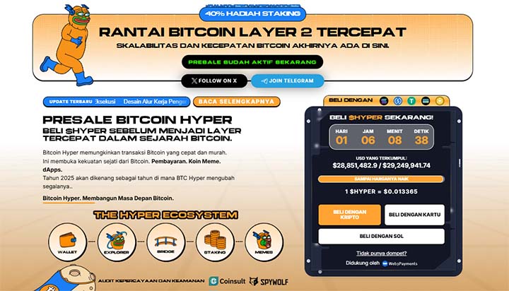 Bitcoin Hyper - koin meme terbaik