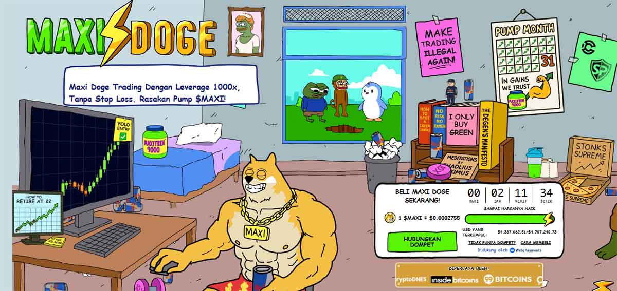 Maxi Doge - crypto presale terbaik