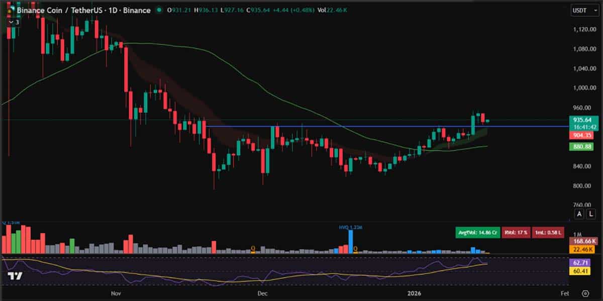 BNB USDT - prediksi harga BNB