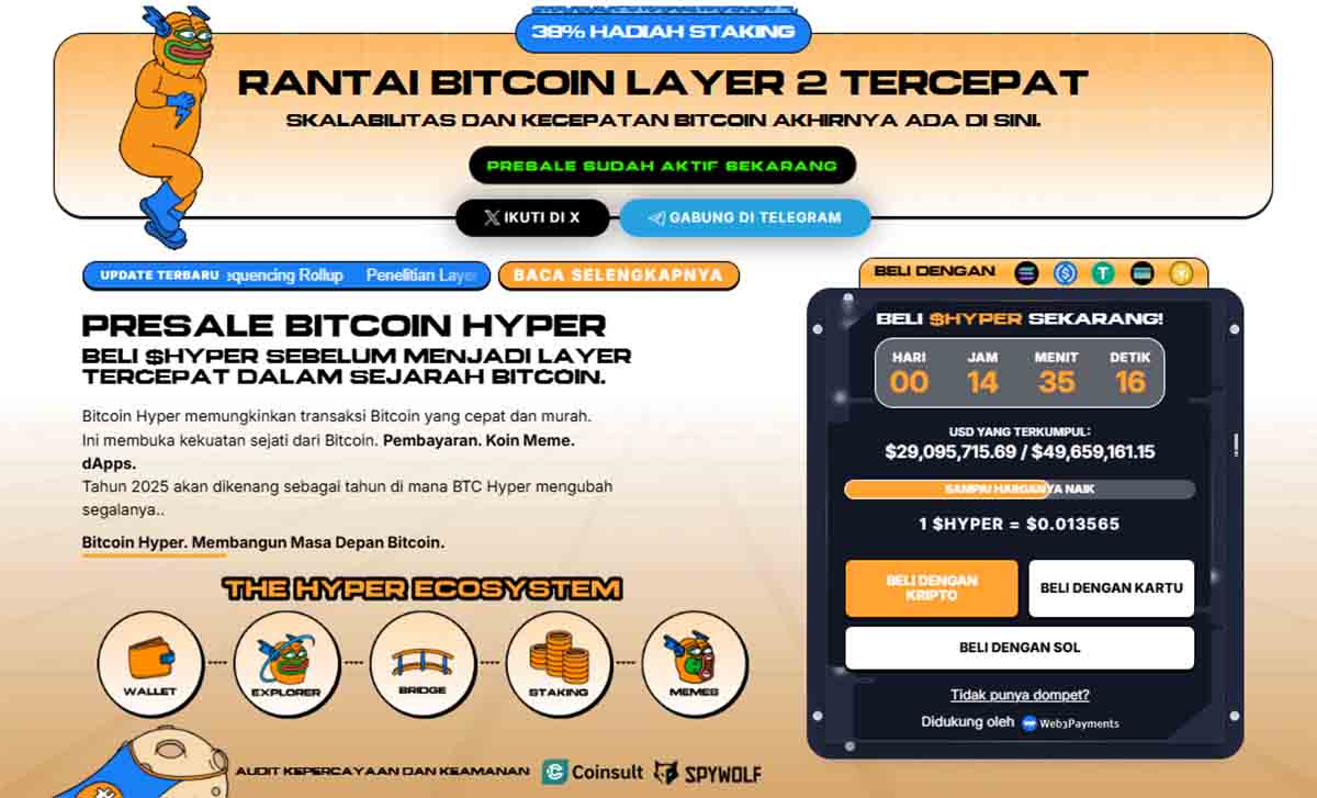 Bitcoin Hyper - kripto terbaik untuk dibeli