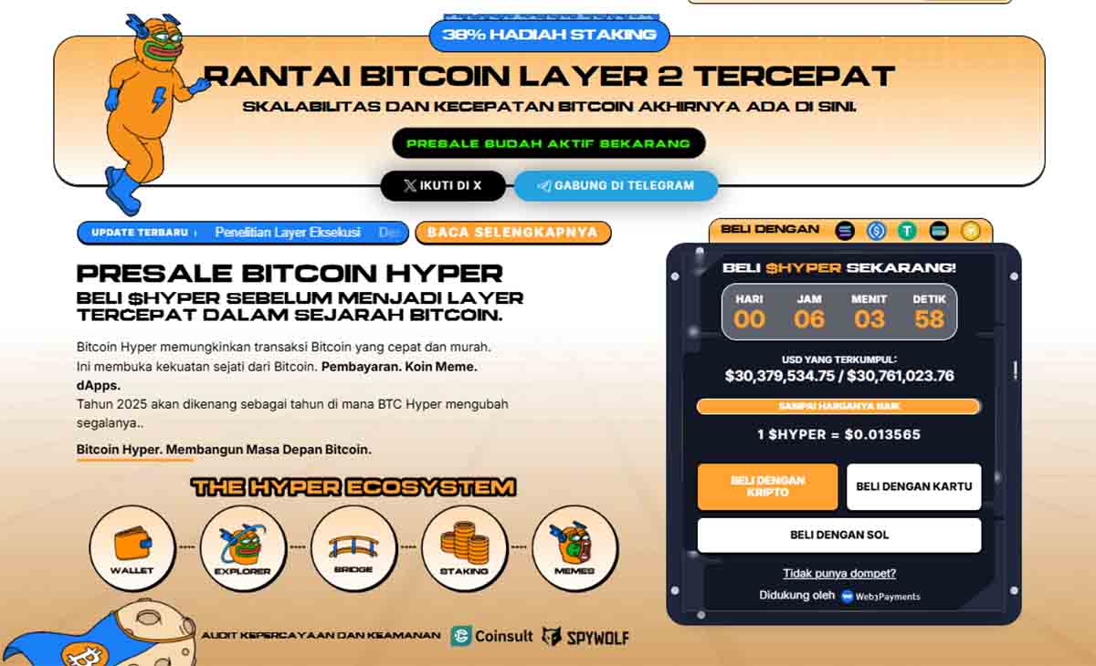 Bitcoin Hyper - koin meme terbaik