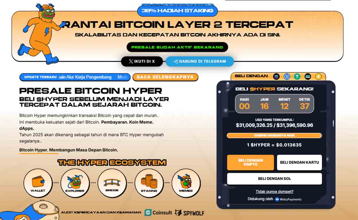 Bitcoin Hyper - koin meme terbaik