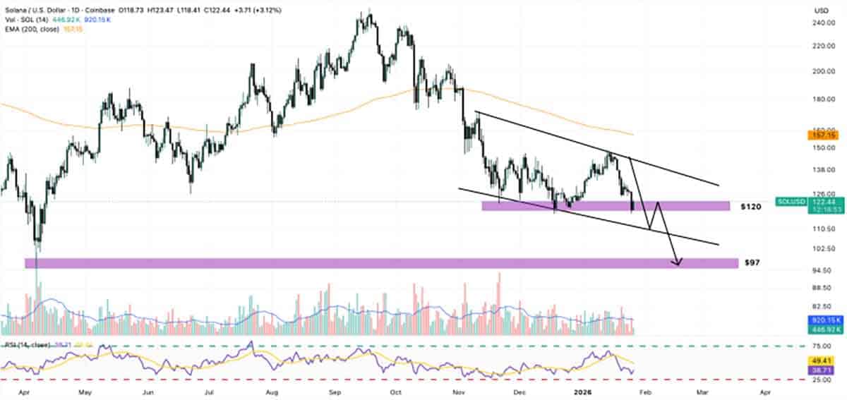 SOL USDT - Prediksi Harga Solana