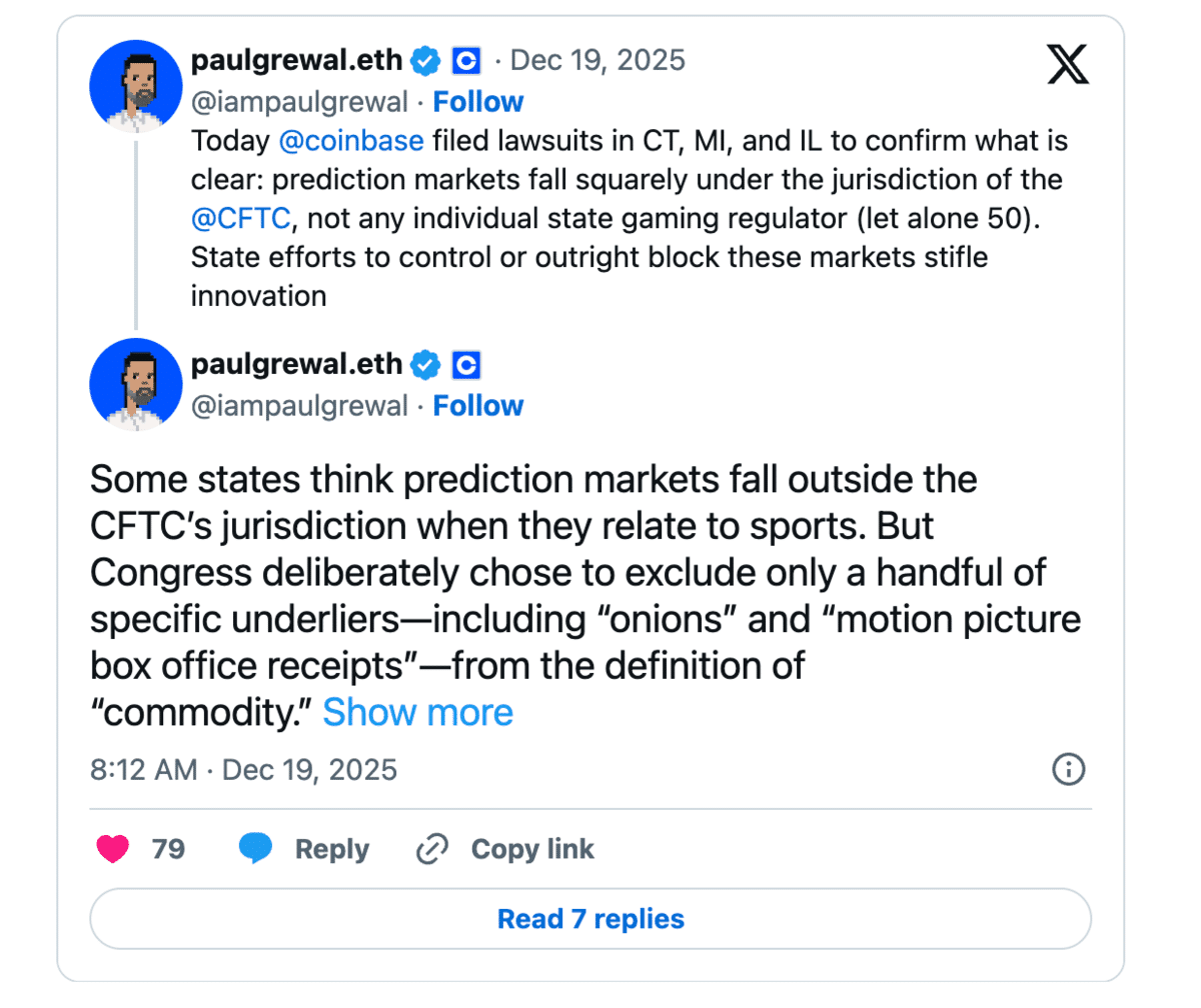 Coinbase melawan gugatan
