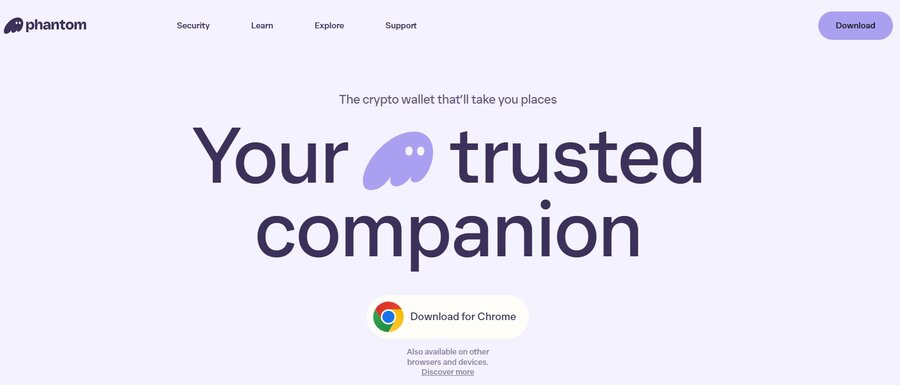 Phantom è riconosciuto universalmente come uno dei migliori crypto wallet 2025, ed è compatibile con tutti i token basati sullo standard SPL
