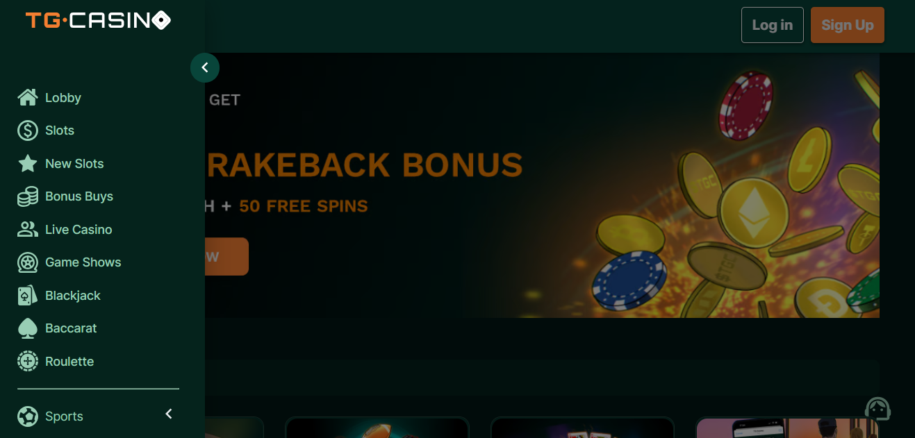 TG.casino - Migliori Bitcoin Casino