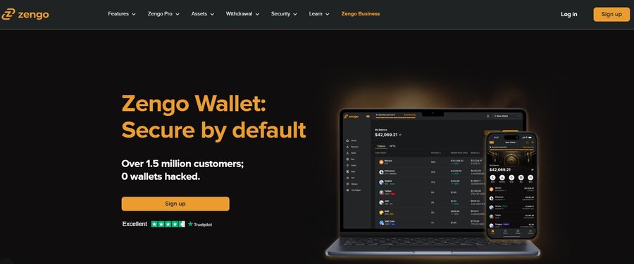 Zengo è un wallet non-custodial che vanta la tecnologia chiamata Multi-Party Computation (MPC)