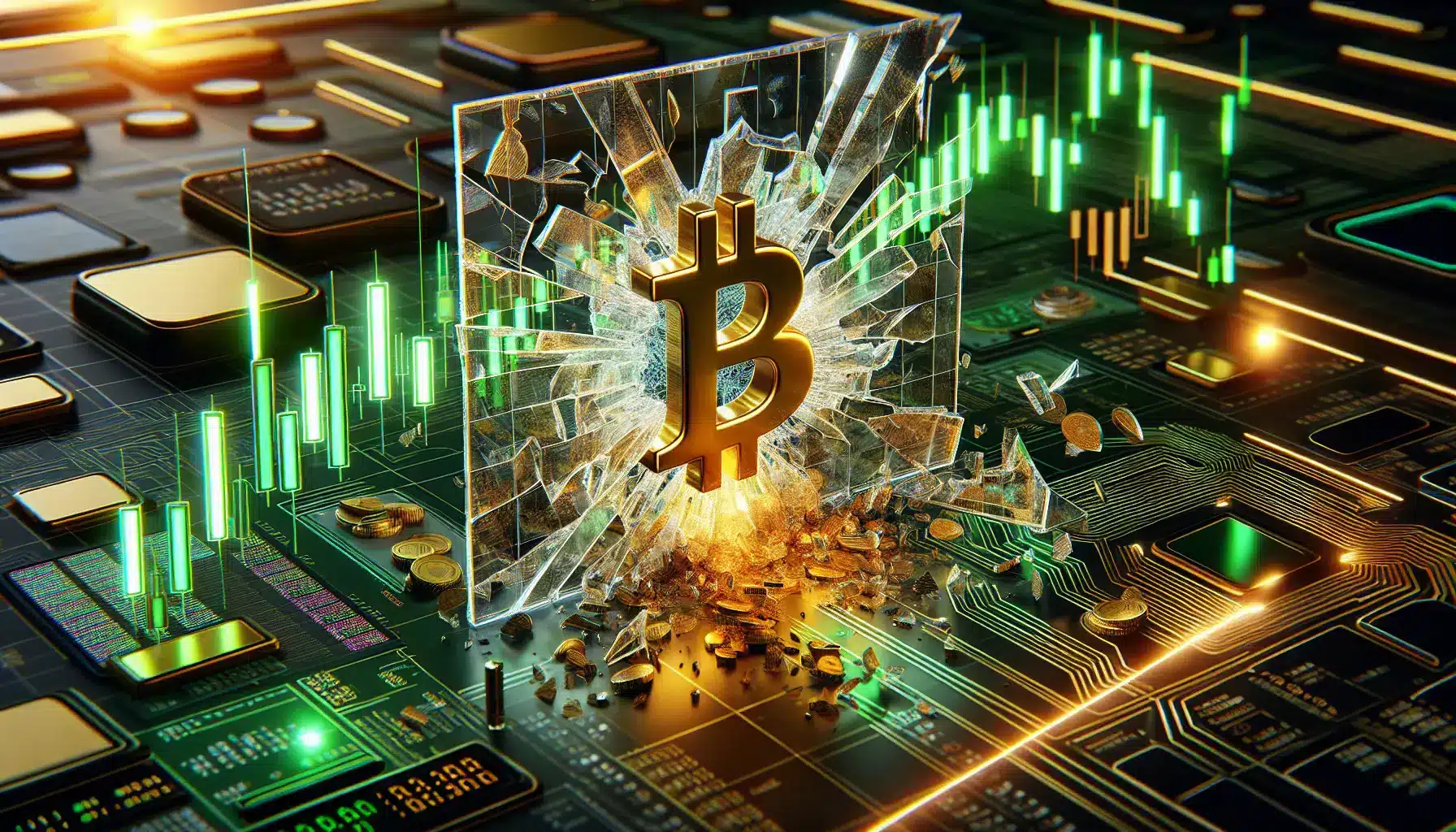 BTC/USD punta al breakout di 70.000 USD: gli utili di Nvidia causano 576 milioni di USD di liquidazioni short