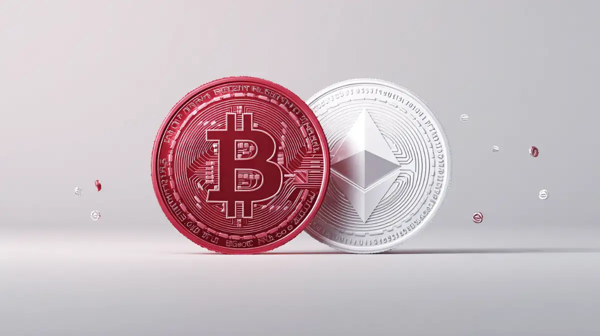 ビットコインとイーサリアムのイメージ