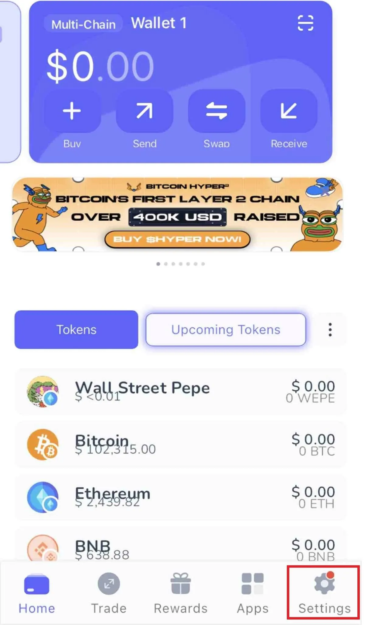 Best Wallet2段階認証①