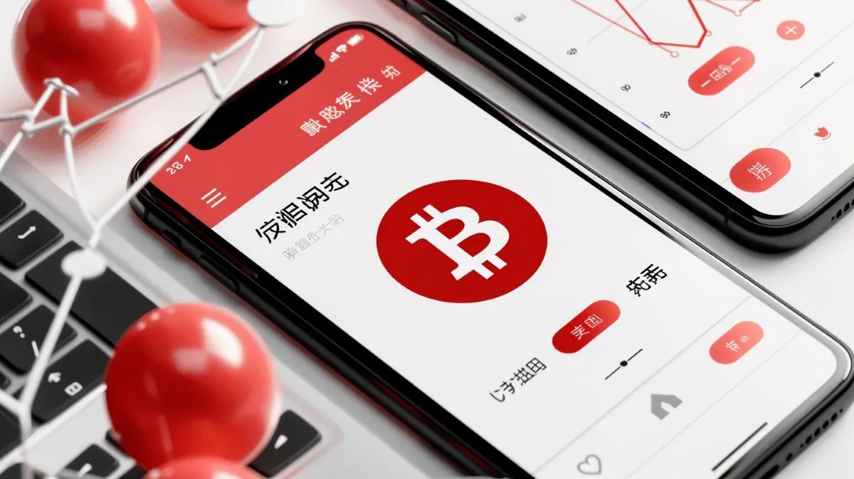 ショッピングアプリに表示されるビットコインロゴ