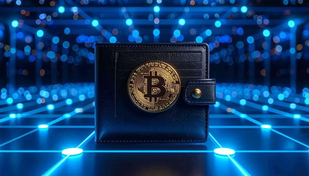 ビットコインロゴがくっついているウォレット