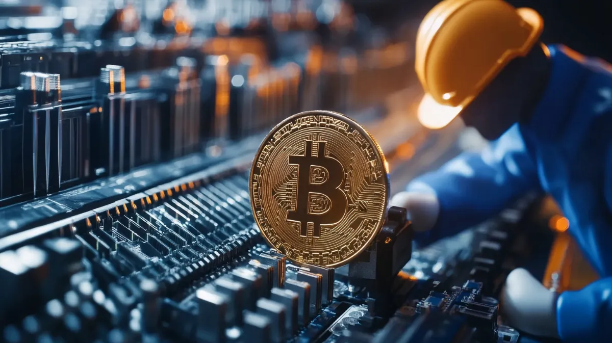 ビットコイン採掘している電気工事士